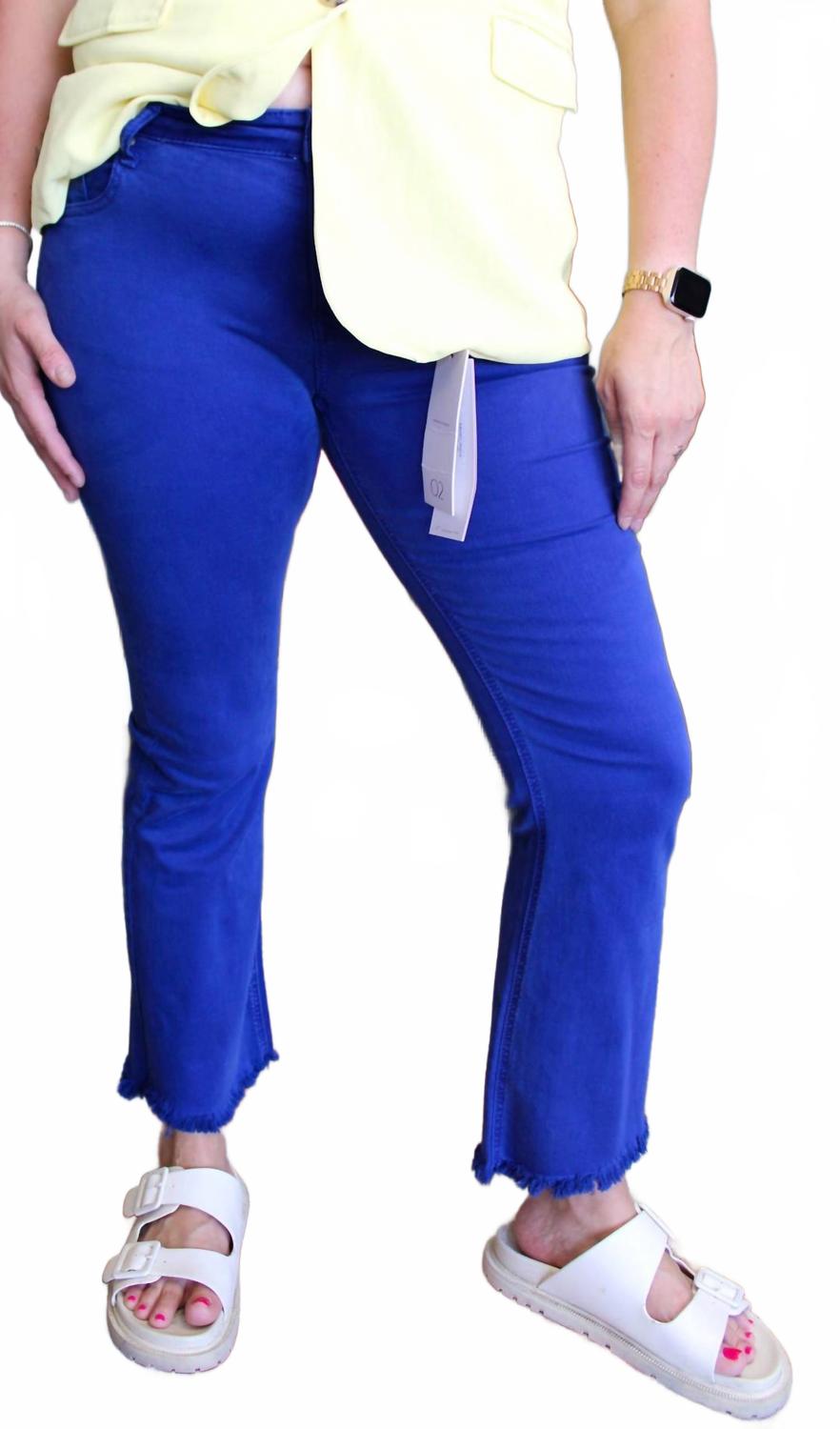 

Джинсы Maren Raw Hem темно-синего цвета Q1, темно-синий