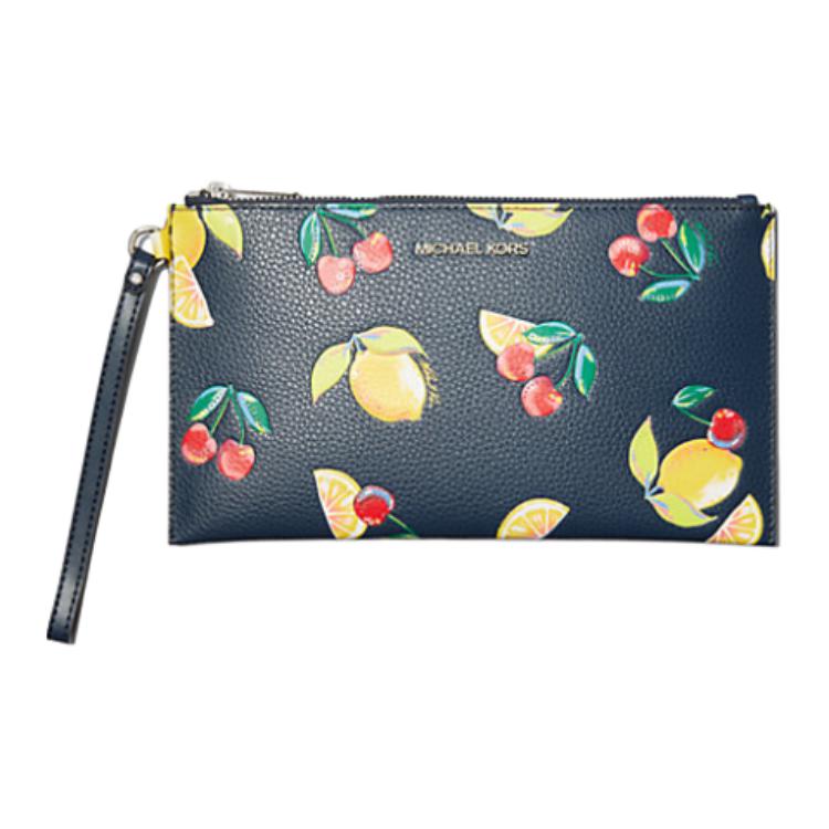

MICHAEL KORS Полиуретановый клатч с полиэстеровой ручкой женский морской синий