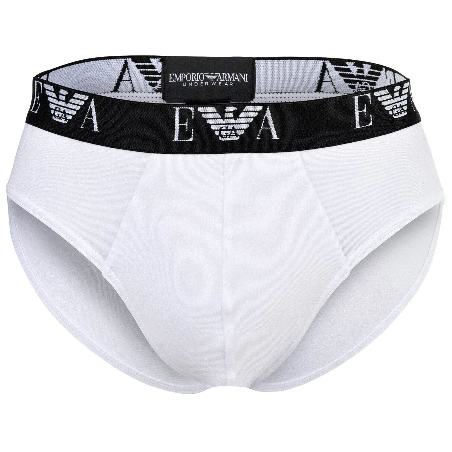 Трусы мужские Emporio Armani в черном и белом цвете — фото 2