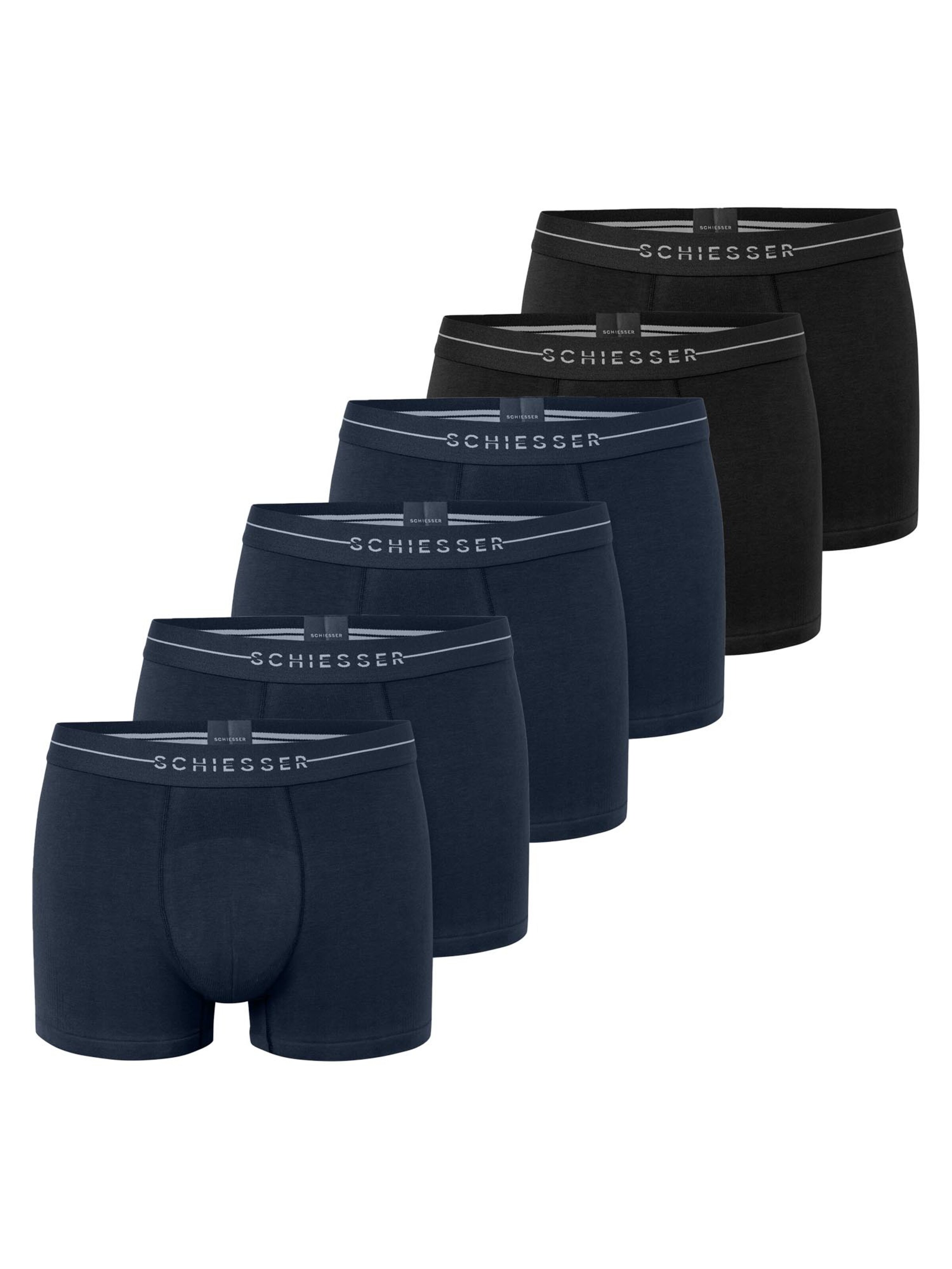 

SCHIESSER Боксеры 'Cotton Flex' в цвете Mottled Blue