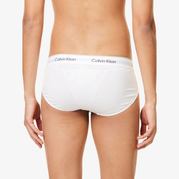 Трусы-бикини Calvin Klein Icon с логотипом, 3 пары — фото 3