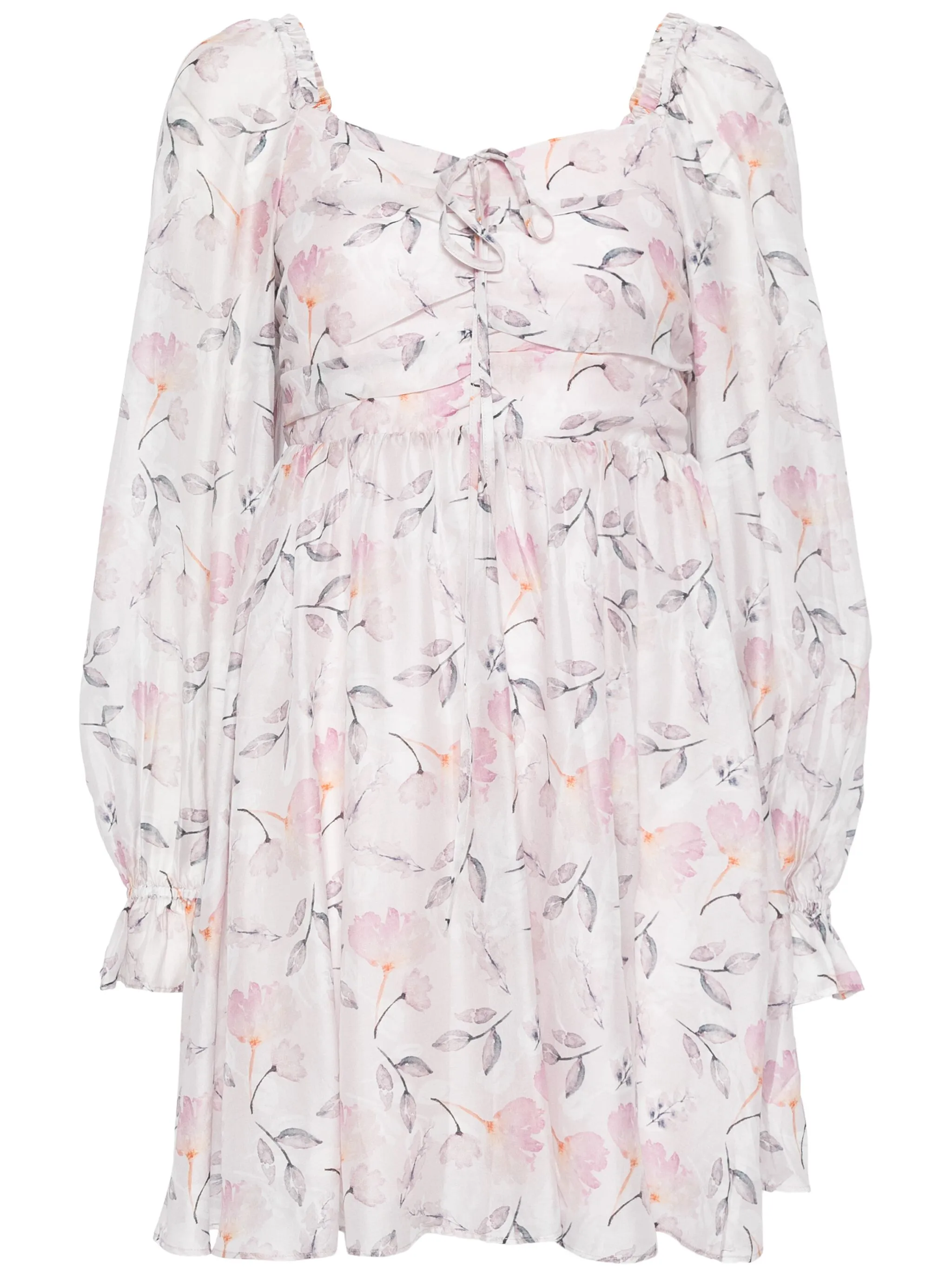 

Платье миди с цветочным принтом B+Ab, розовый