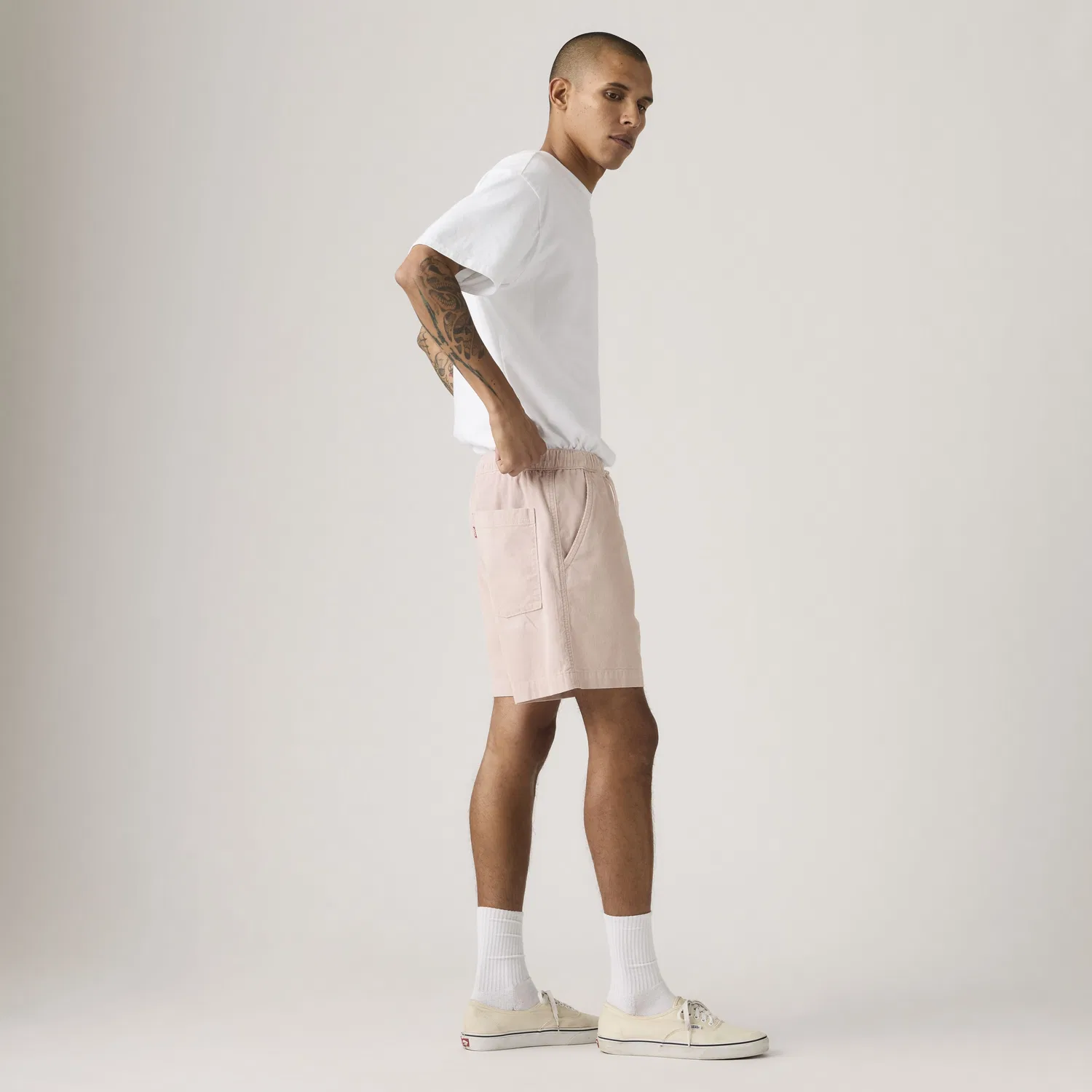 Мужские шорты из вельвета Easy Corduroy 6 дюймов Levi's, Pink — фото 4