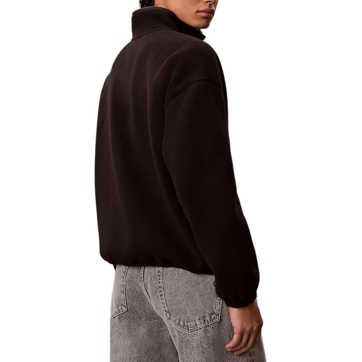 Пальто с бархатистой текстурой Women's Calvin Klein, черный — фото 3