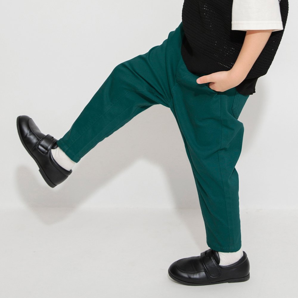Зауженные брюки из саржи для садовника Branshes, Frog (dark green)