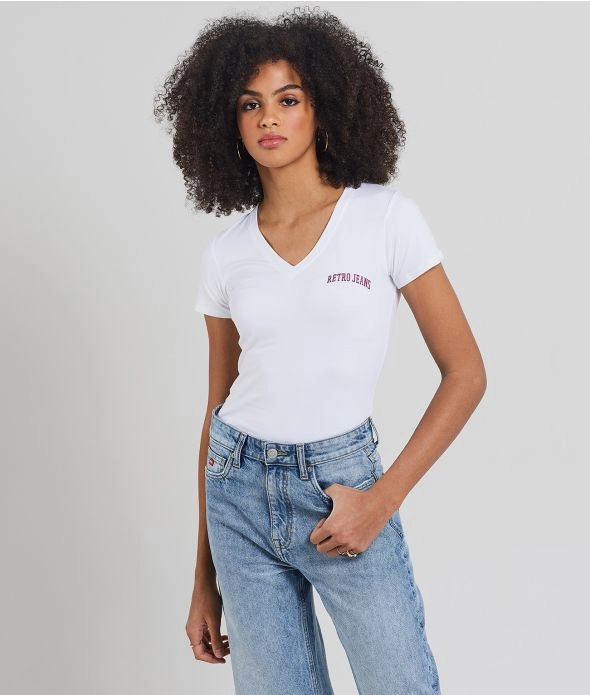 

Футболка Флора Retro Jeans, белый