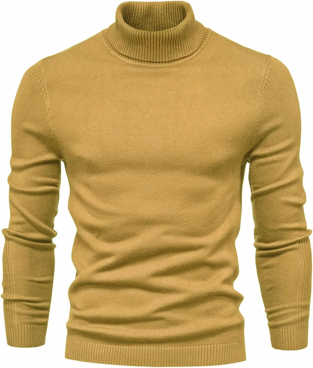 

Мужской водолазка Slim Fit с ребристым узором