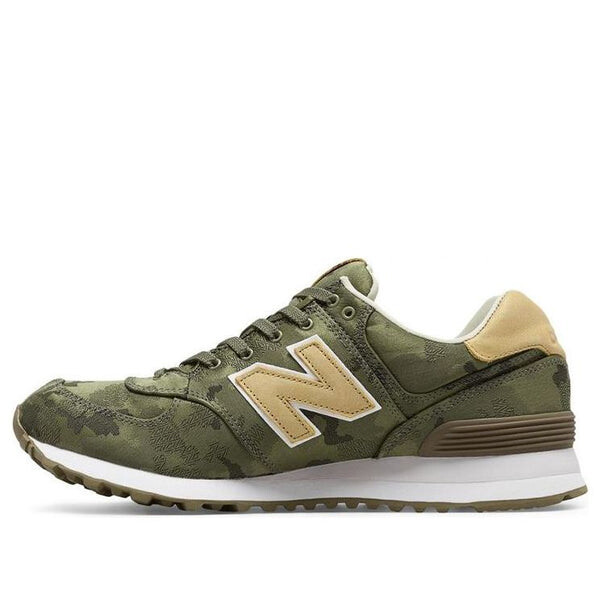 

Кроссовки 574 камуфляж New Balance, зеленый