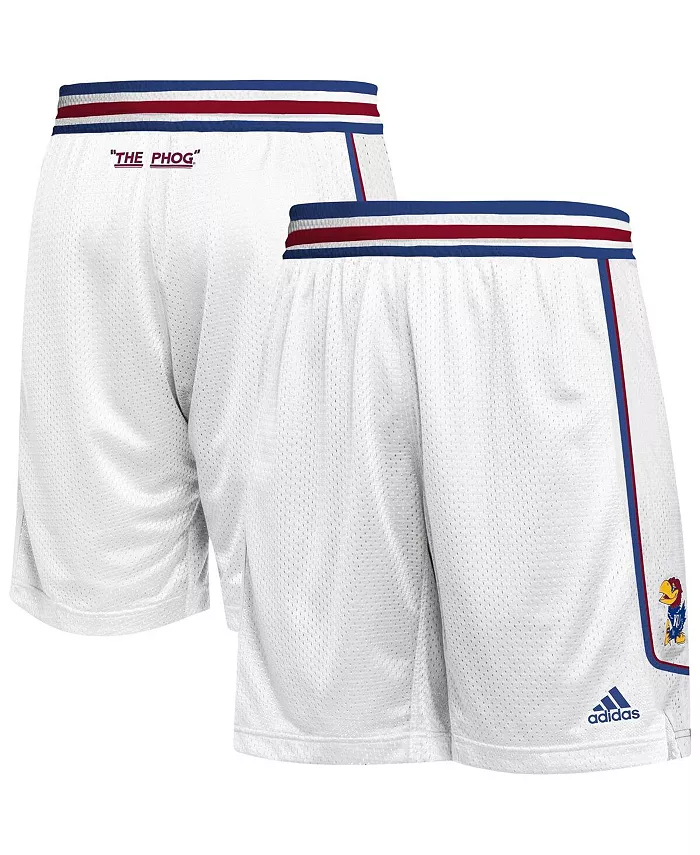 

Мужские баскетбольные шорты Kansas Jayhawks Swingman Replica белого цвета adidas