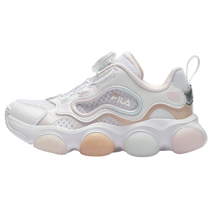 

FILA KIDS Детские кроссовки с противоскользящим покрытием, износостойкие, белые, розовые, для детей от 3 до 7 лет
