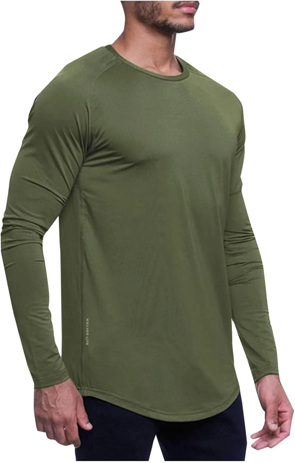 Футболка с длинным рукавом для тренировок Moisture Wicking UPF 50