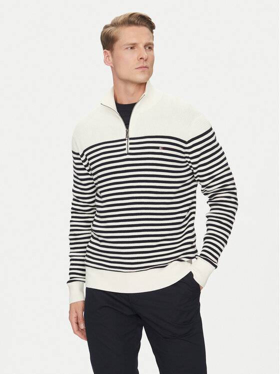 

Свитер обычного кроя MW0MW38601 Tommy Hilfiger, экрю