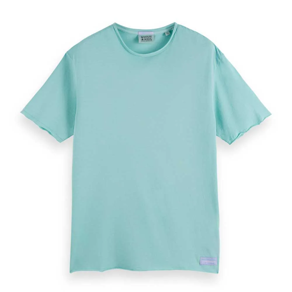 

Футболка с коротким рукавом Scotch & Soda Raw Edge Relaxed Fit, синий