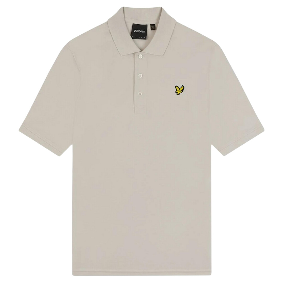 

Однотонная рубашка-поло cove Lyle & Scott, бежевый