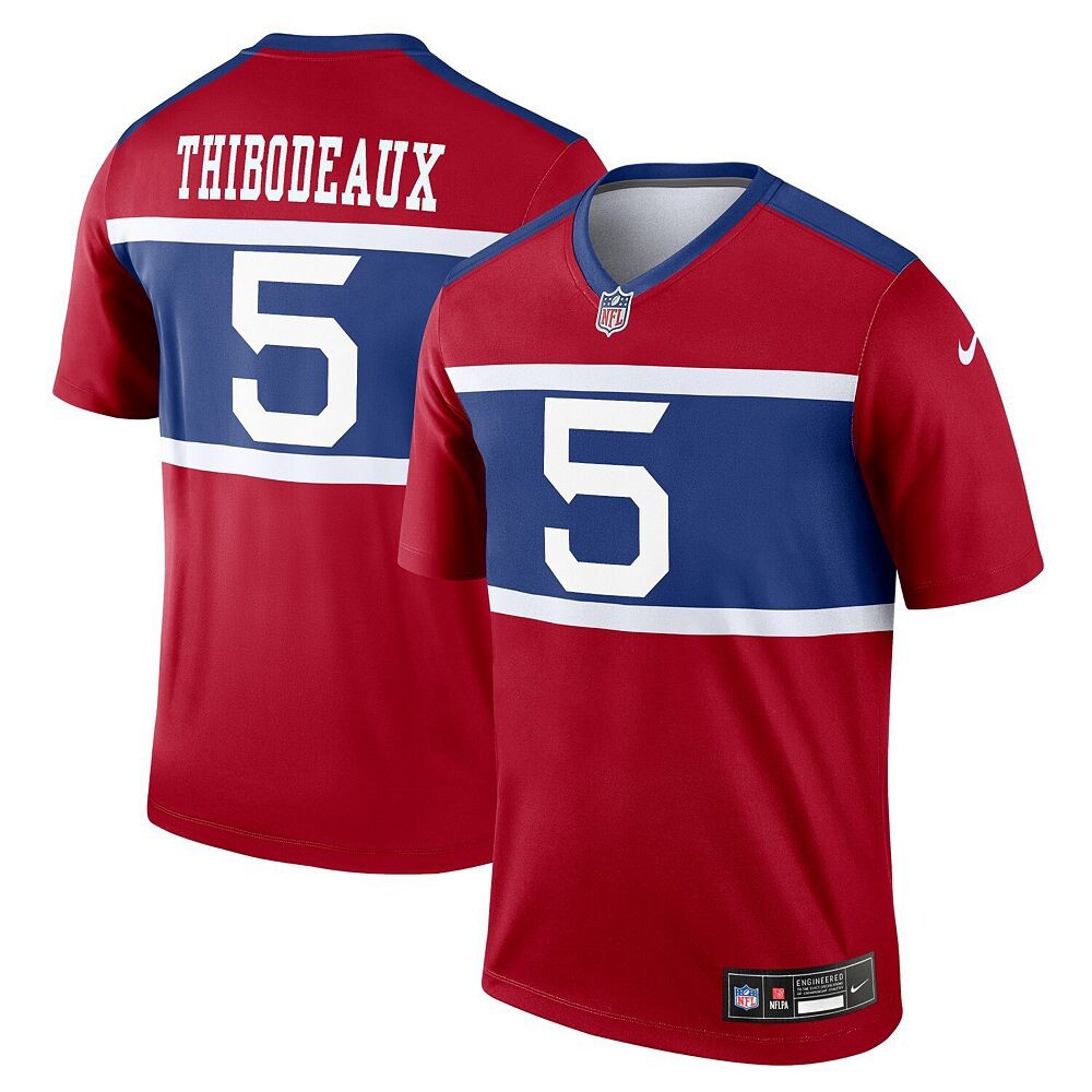 

Мужское джерси Nike Kayvon Thibodeaux Century Red New York Giants Alternate Legend Player, цвет Gia Red