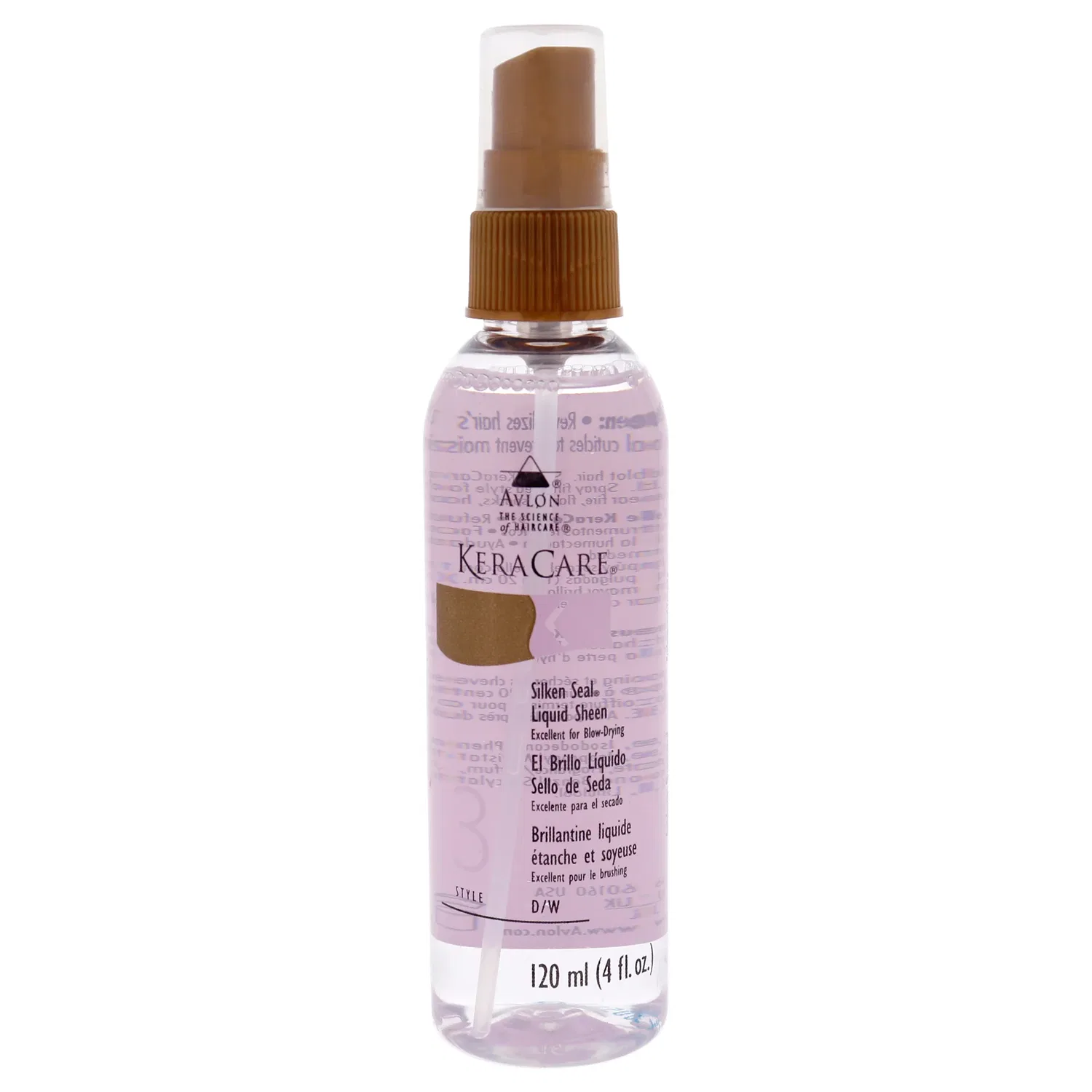 KeraCare Silken Seal Liquid Sheen by Avlon for Unisex - 4 oz Spray, Clear