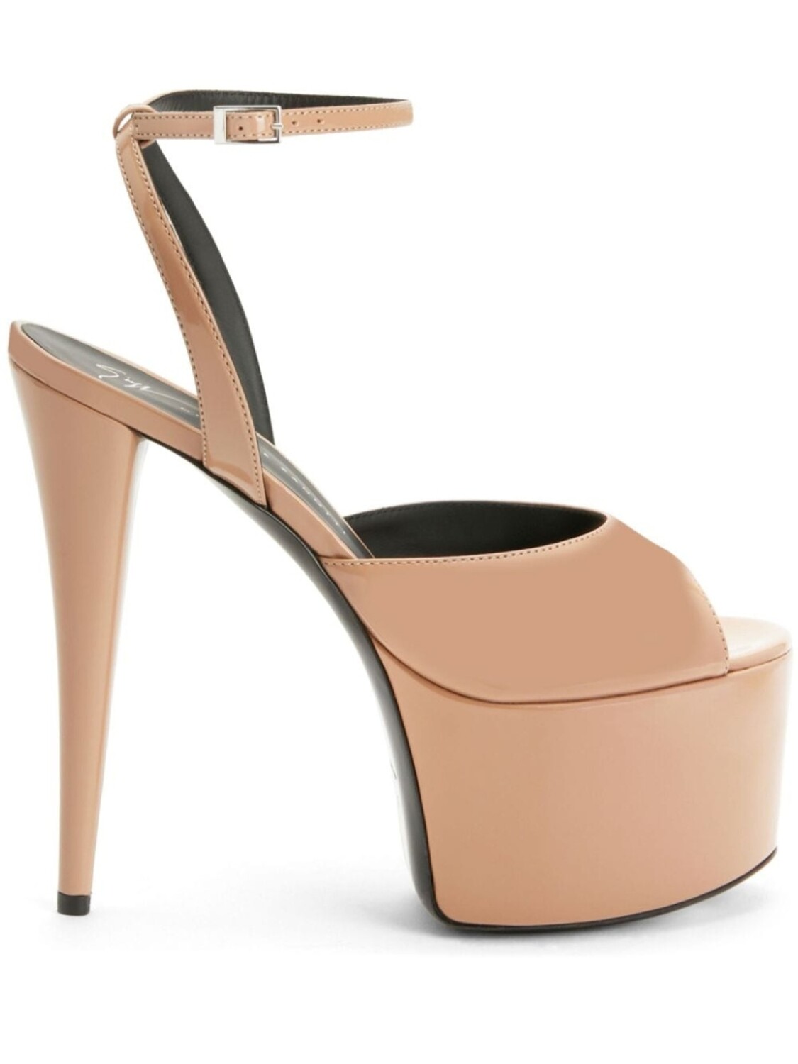 

Giuseppe Zanotti босоножки Aida 150 из искусственной кожи, нейтральный цвет