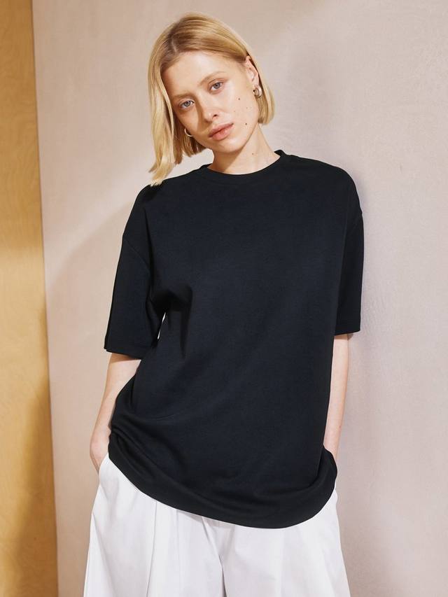 

Большая футболка оверсайз Albaray, черный