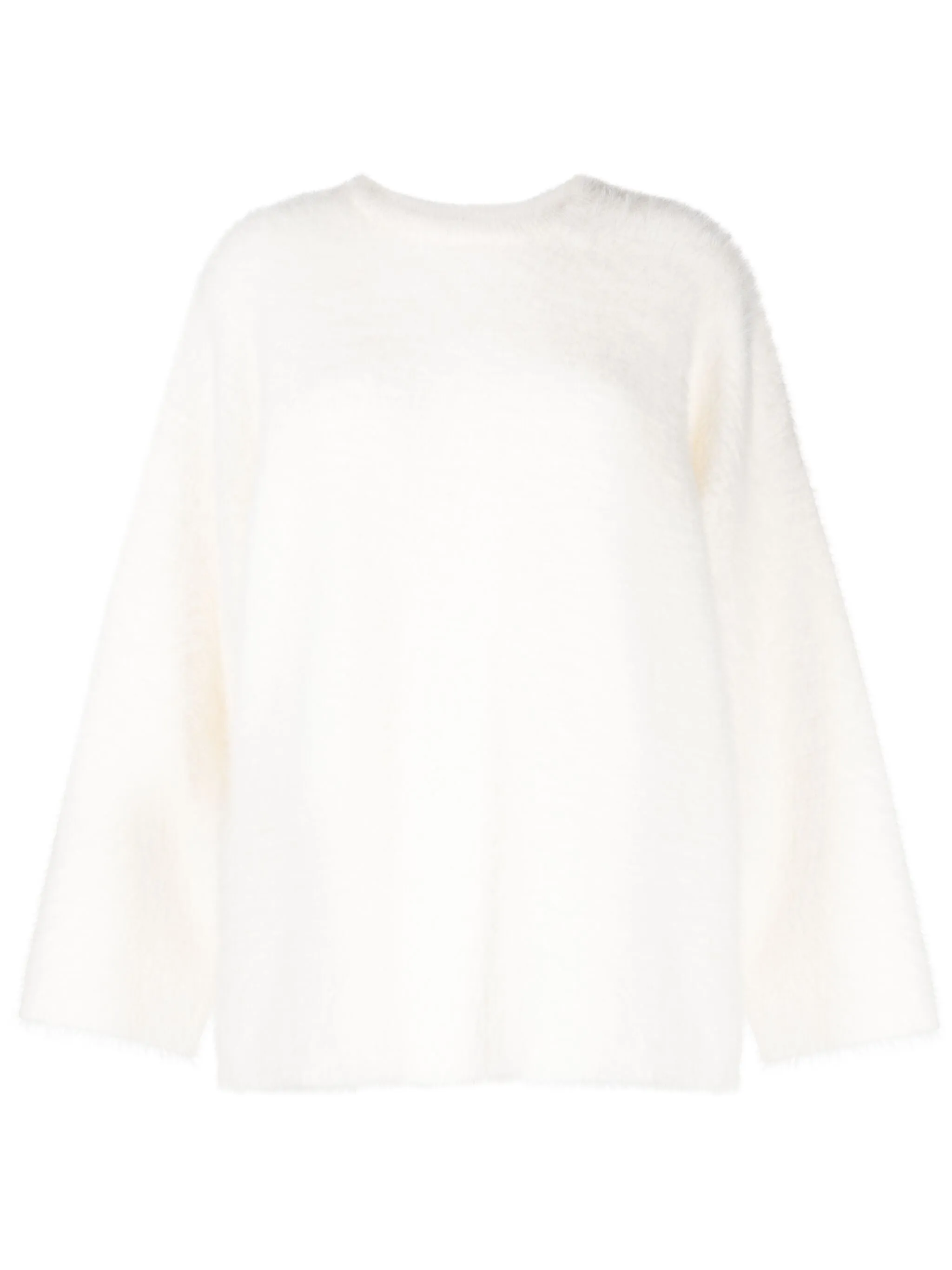 

Фактурный джемпер с круглым вырезом B+Ab, белый