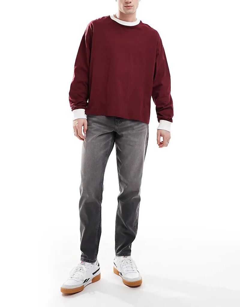 

Зауженные джинсы черного цвета ASOS DESIGN