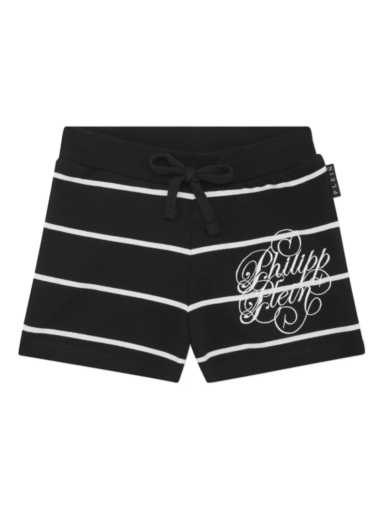 

Полосатые шорты Philipp Plein, черный