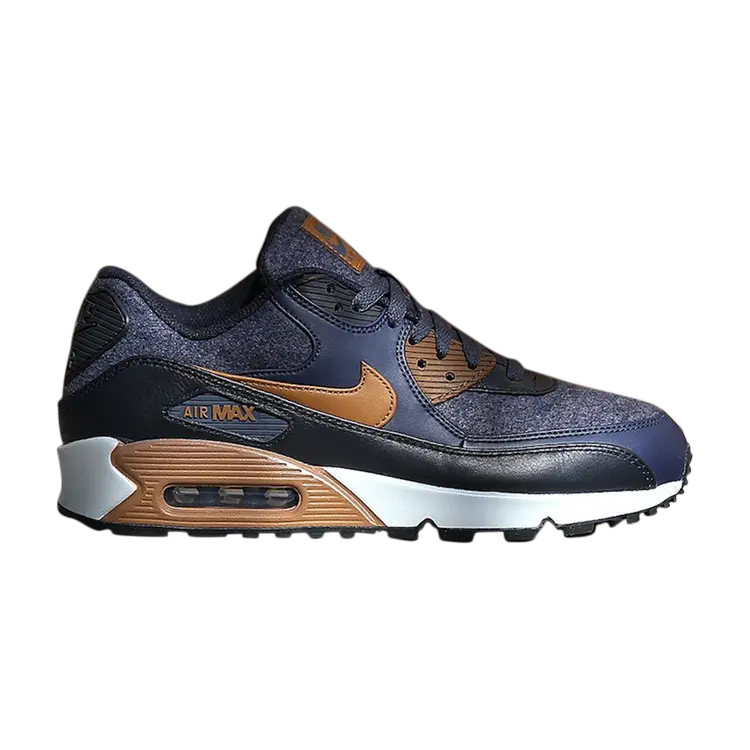 

Кроссовки Nike Air Max 90 Premium 'Thunder Blue', синий