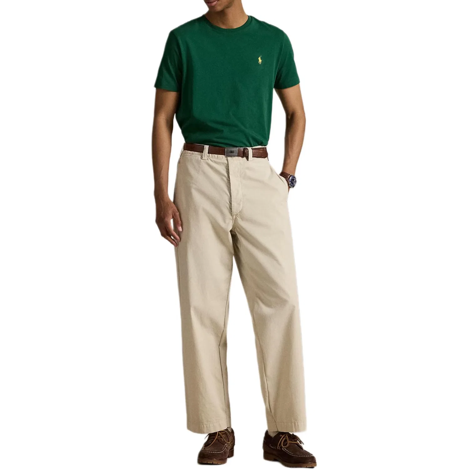Футболка Polo Ralph Lauren с вышивкой, Forest Green — фото 2