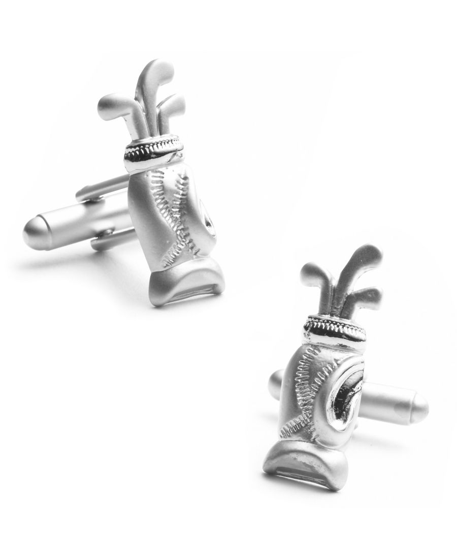 

Запонки для сумки для гольфа с покрытием Cufflinks Inc, Silver