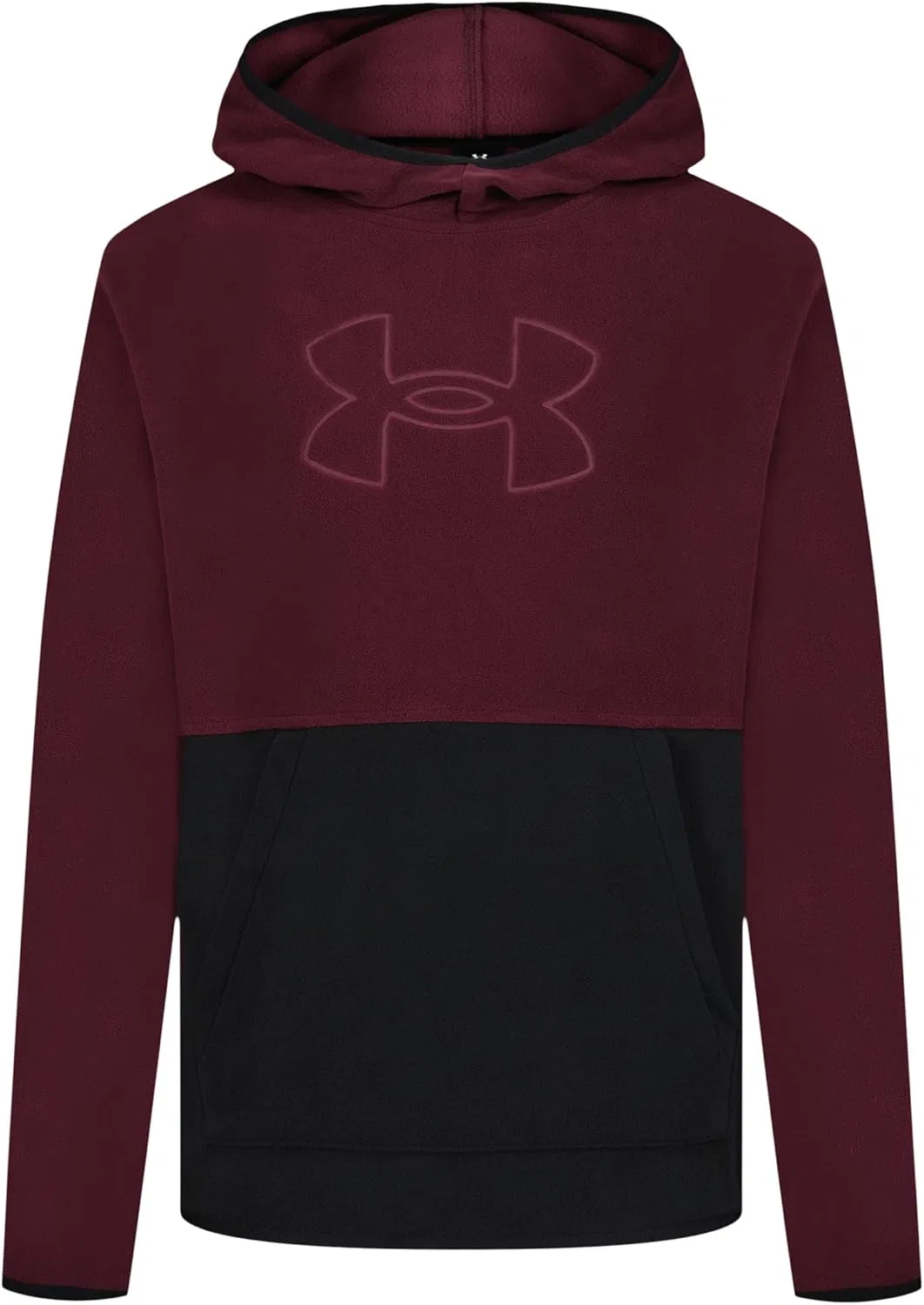 Детская толстовка на молнии, флисовая, Under Armour, Maroon Cb