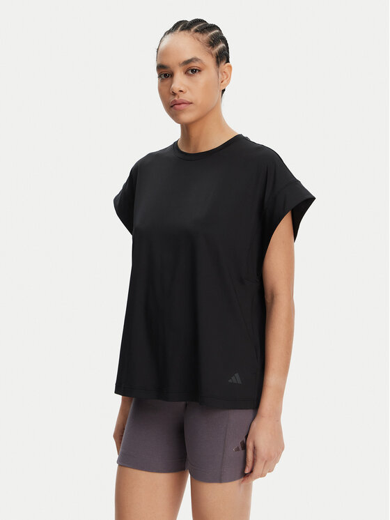 

Свободная футболка Yoga JL7800 Adidas, черный