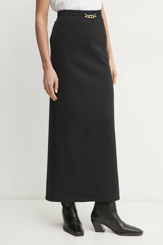 

Хлопковая юбка Twinset, черный