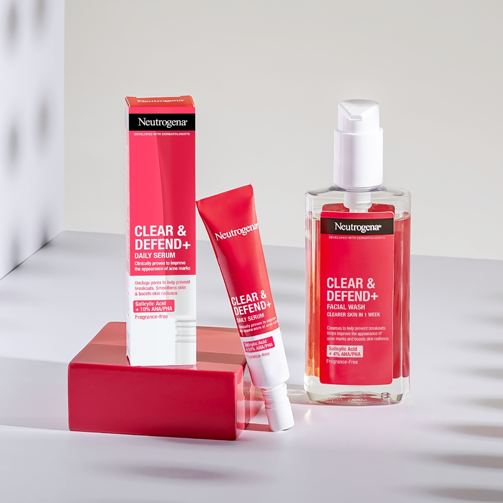 Сыворотка для лица Clear & Defense+ от прыщей Neutrogena, 30 мл — фото 4