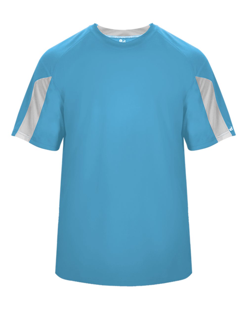 

Футболка нападающего Badger, цвет columbia blue/ white