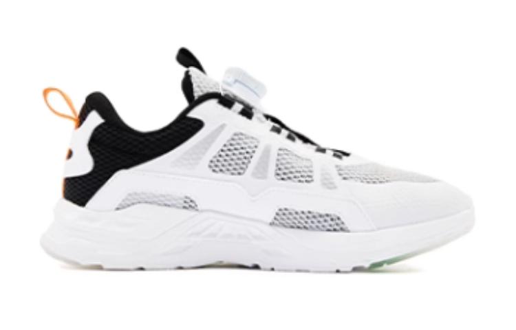 QIAODAN Скользоустойчивые амортизирующие детские повседневные кроссовки White Black для подростков — фото 3