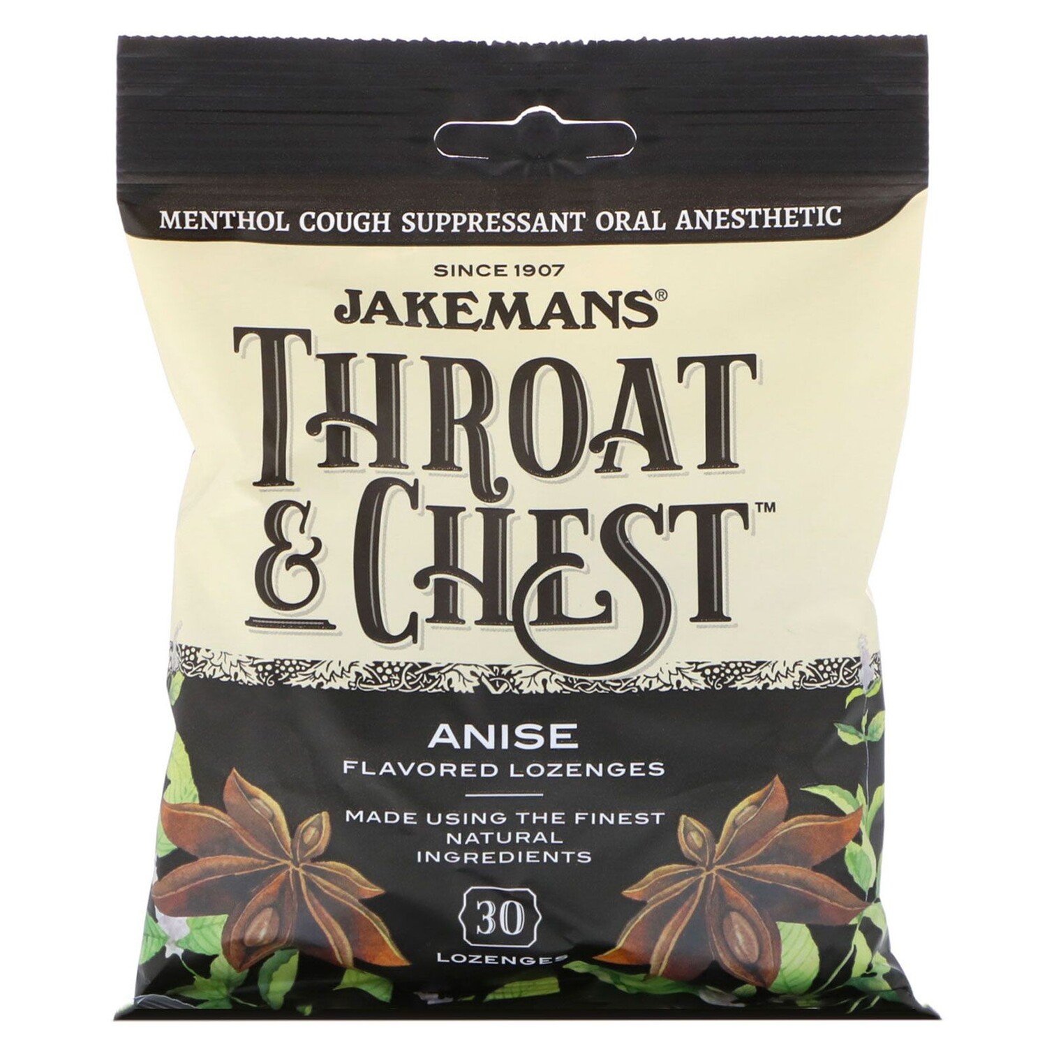 

Jakemans Throat & Chest Anise Flavored 30 таблеток для рассасывания