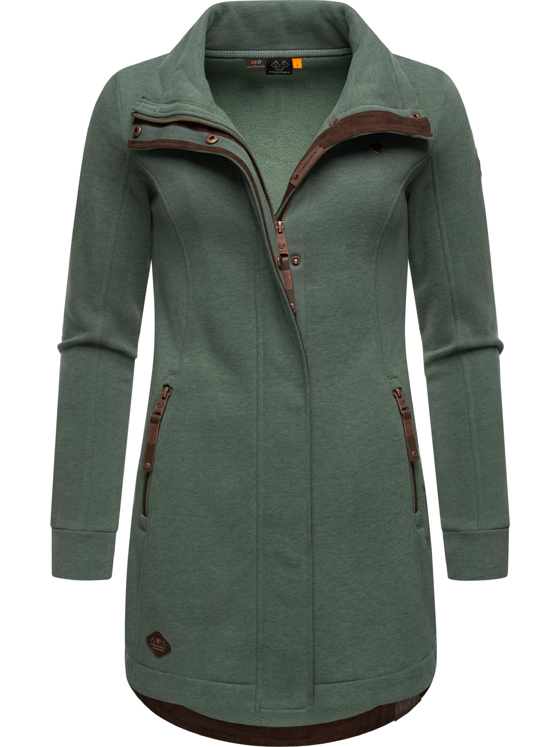 

Куртка ragwear Sweatjacke Letrice, цвет Pine Green