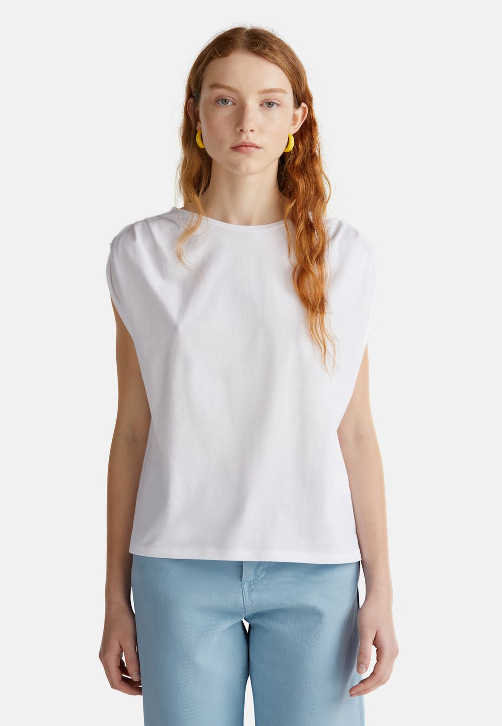 

Базовая футболка STRAIGHT United Colors of Benetton, белый