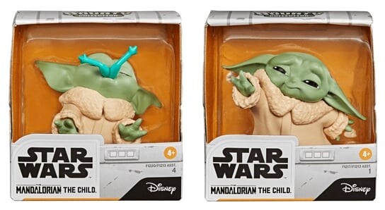 

Hasbro, набор коллекционных фигурок, мандалорец из «Звездных войн», закуска «Лягушонок Йода» и «Момент силы»