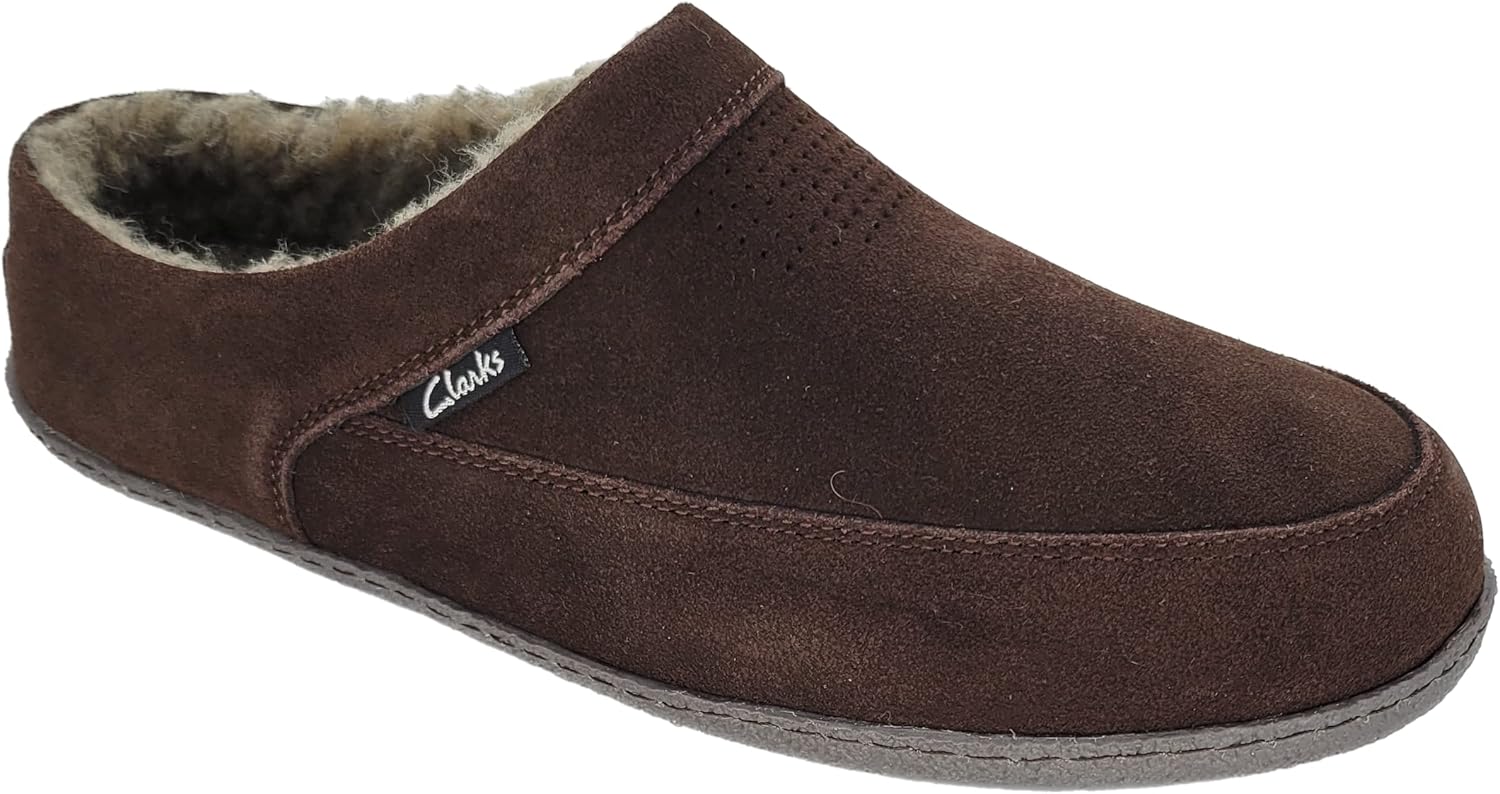

Мужские тапочки Clarks, темно-коричневый
