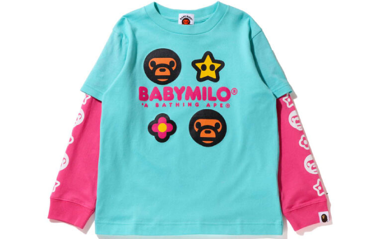 

Детская футболка A Bathing Ape, желтый