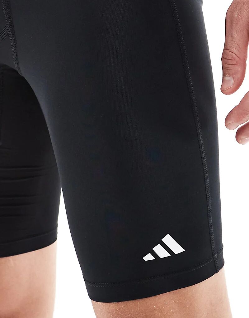 Шорты базового слоя adidas Training Tech Fit черного цвета adidas performance — фото 4