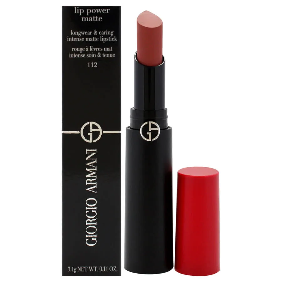 Помада Giorgio Armani для женщин Lip Power Matte Longwear 0,11 унции 112 Stylish Makeup 3614273831130