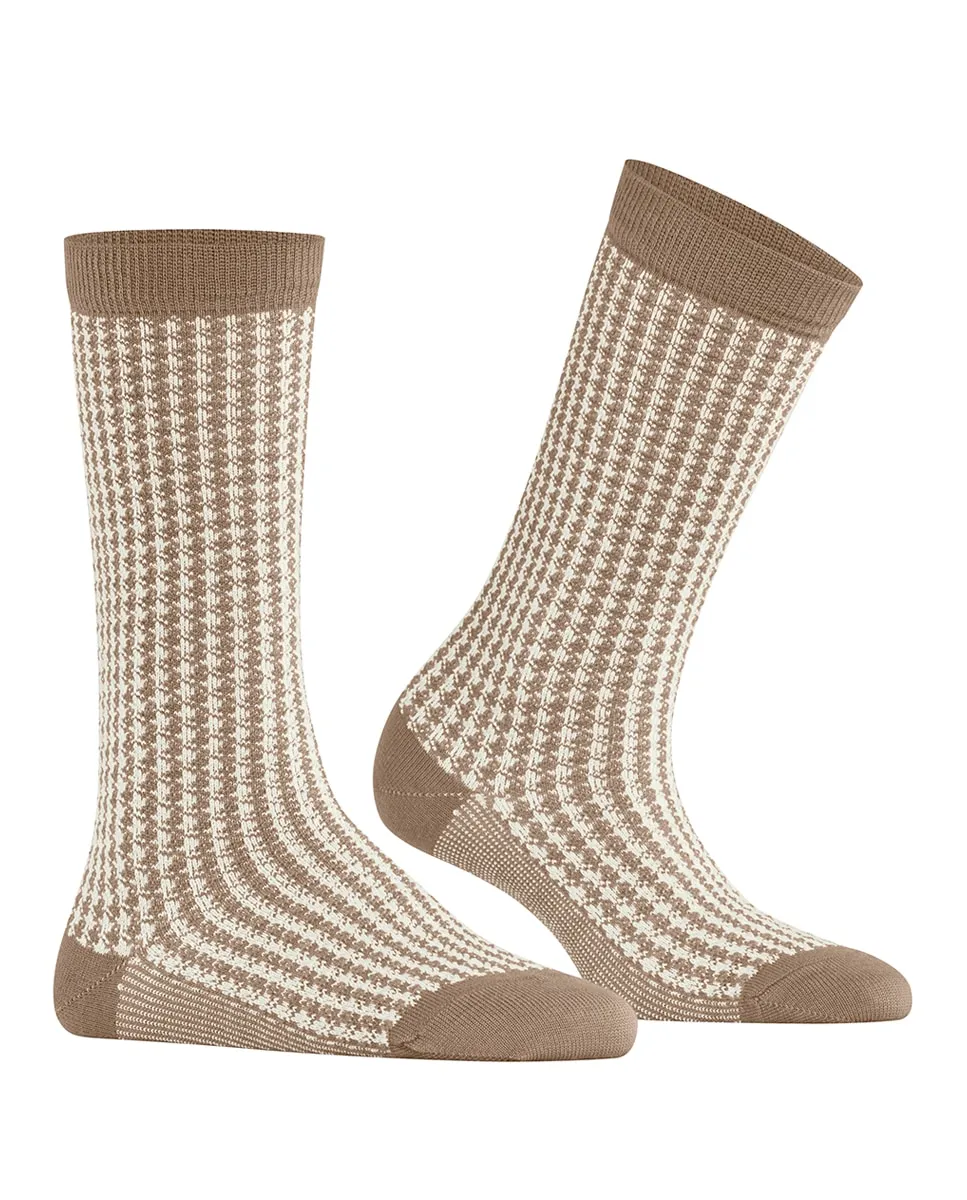 

Женские носки с принтом Burlington, песочный