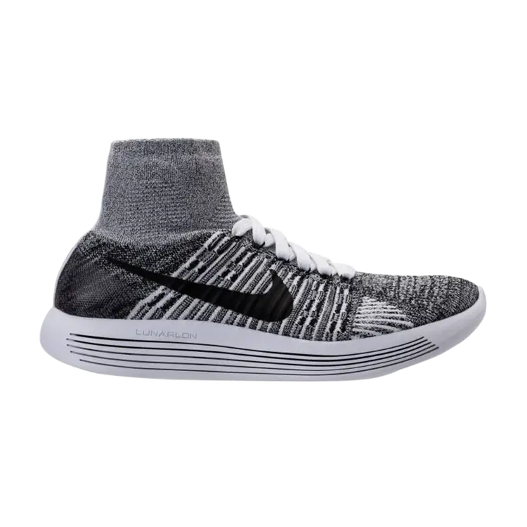 Кроссовки Nike Wmns Lunarepic Flykit 'White Black', белый