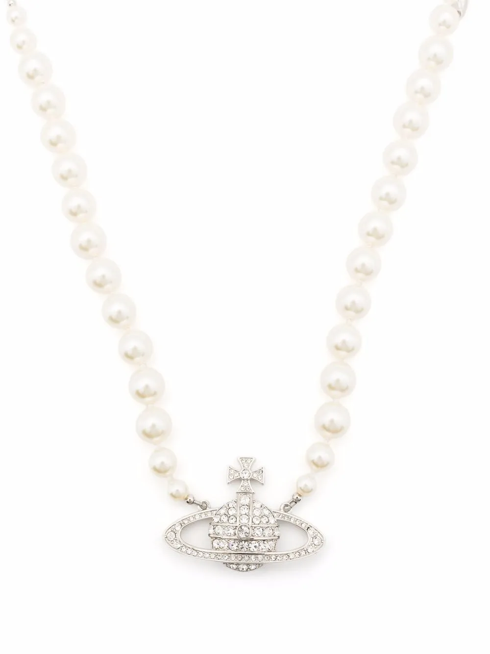 

Жемчужное колье Imogene с подвеской Orb Vivienne Westwood, серебряный