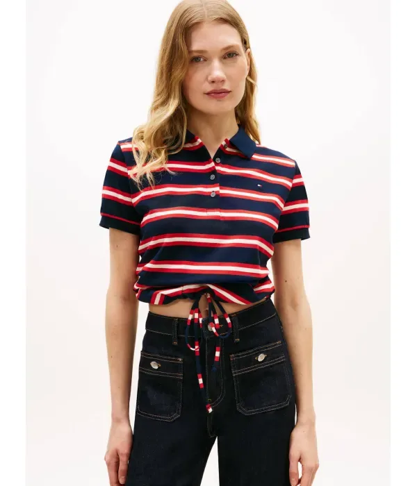 Поло TH 1985 regular fit Tommy Hilfiger, темно-синий