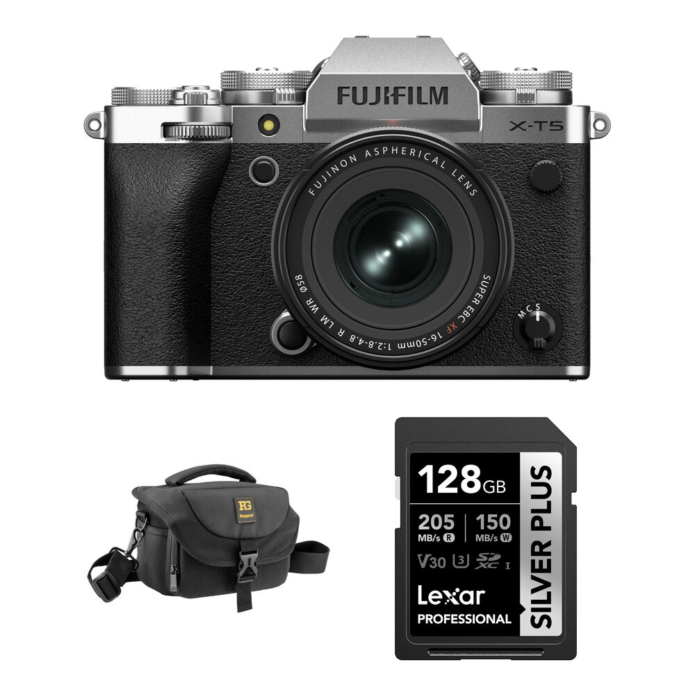 

Беззеркальная камера FUJIFILM X-T5 Mirrorless Camera with 16-50mm f/2.8-4.8 Lens and