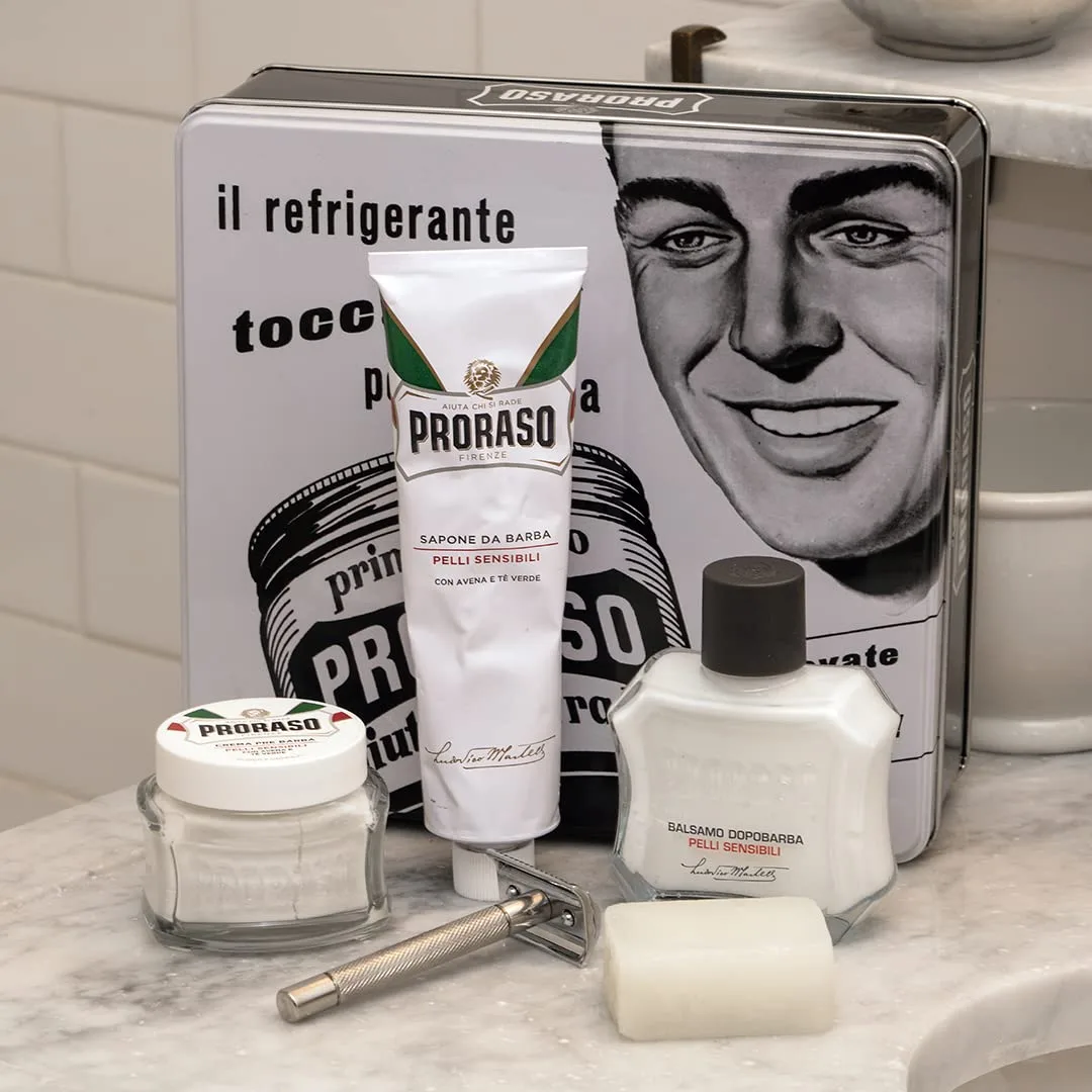 Подарочный набор в банках Proraso Vintage Toccasana, 5,2 унции, Green — фото 3