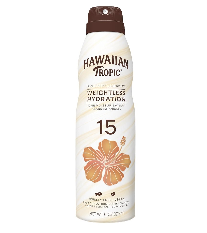 

Hawaiian Tropic, Спрей с солнцезащитным кремом SPF 15, 170 г