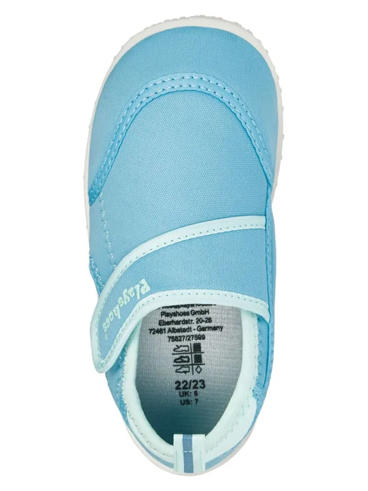 Сандалии водные с защитой UV Playshoes, голубой — фото 4